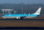 KLM, Boeing B 737-9K2, PH-BXT, TXL, 08.03.2016