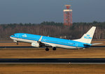 KLM, Boeing B 737-9K2, PH-BXT, TXL, 08.03.2016