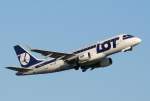 Lot Embraer ERJ-170 SP-LDF beim Start in Berlin-Tegel am 13.09.2008