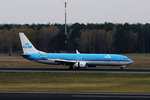 KLM, Boeing B 737-9K2, PH-BXT, TXL, 10.04.2016