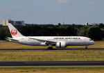 Japan Airlines, Boeing B 787-8 Dreamliner, JA838J, TXL, 20.07.2016