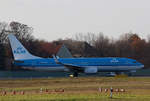KLM, Boeing B 737-8K2, PH-BXN, TXL, 27.11.2016