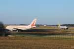 Der A310-300 VT-AIG der Air India wartet in Dresden auf den Umbau zur Frachtmaschine.