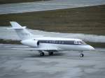 CS-DHY, eine Raytheon Hawker 800XP von NetJets Europe ist am 27.2.2009 in Dresden gelandet.