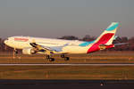Eurowings Airbus A330-203 D-AXGC bei der Landung in Düsseldorf 27.12.2018