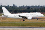 GetJet Airlines Airbus A319-112 LY-JAY bei der Landung in Düsseldorf 3.8.2019