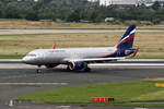 VP-BCE Aeroflot - Russian Airlines Airbus A320-200 am 14.06.2018 rollt zum Gate Düsseldorf Rhein-Ruhr.