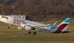 Eurowings, Airbus A320-214, D-AIZS(Das beste Team der Welt Livery), Dusseldorf International Airport(DUS), 09.01.2022
