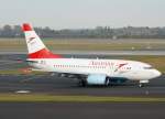 Austrian, OE-LNM, Boeing 737-600 (Albert Einstein), 2009.10.24, DUS, Dsseldorf, Germany