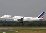 Air France Regional, F-HBLI, Embraer RJ-195 LR, 2009.09.09, DUS, Dsseldorf, Germany