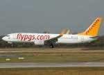 Pegasus Airlines, TC-AAK, Boeing 737-800 wl, 2009.10.24, DUS, Dsseldorf, Germany