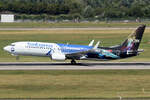 SunExpress Boeing 737-8MA TC-SPO beim Start in Düsseldorf 19.7.2025