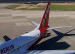 Air Berlin, D-AGEP (mittlere-AB-Lackierung), Boeing 737-700, 2008.02.09, DUS, Dsseldorf, Germany