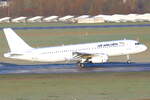BH Airlines operated for UR Airlines Airbus A320-232 LZ-DBT bei der Landung in Düsseldorf 30.12.2025