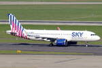 SKY Express Airbus A320-251N SX-GNA rollt zum Start in Düsseldorf 29.3.2026