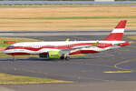 Air Baltic Airbus A220-371 YL-ABN rollt zum Gate in D�sseldorf 2.8.2026