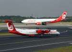 Air Berlin, D-ABQG (aktuelle AB-Lackierung)(LGW), Bombardier DHC 8Q-400, 2009.09.09, DUS, Dsseldorf, Germany