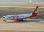 Air Berlin, D-ABBH, Boeing 737-800 WL (neue AB-Lackierung), 04.03.2011, DUS-EDDL, Dsseldorf, Germany