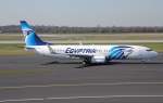 Boeing 737-800 SU-GDY der EgyptAir am 20.03.2011 am Dsseldorfer Flughafen