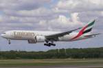 Emirates Sky Cargo B777F A6-EFD @ DUS 08.08.2012