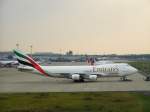B744F Emirates Sky Cargo today at DUS 20.08.2012
