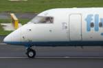 Flybe, G-JECO, Bombardier, DHC 8Q-400 (Bug/Nose), 11.08.2012, DUS-EDDL, Düsseldorf, Germany 