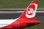 Air Berlin, D-ABCF, Airbus, A 321-200 (Seitenleitwerk/Tail), 11.08.2012, DUS-EDDL, Dsseldorf, Germany 