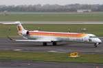 Air Nostrum, EC-LOX, Bombardier, CRJ-1000 (Castilla y Leon-Sticker), 10.11.2012, DUS-EDDL, Dsseldorf, Germany 