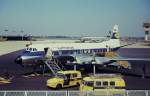 Vickers Viscount 814 D-ANAM der Lufthansa um 1969, Düsseldorf Flughafen