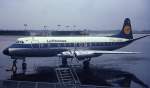 Vickers Viscount 814 D-ANIP der Lufthansa um 1969, Düsseldorf Flughafen