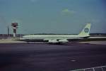 Boeing 707 der Pan American um 1969, Düsseldorf Flughafen