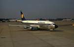 Boeing 737 City Jet D-ABGE  Erlangen  der Lufthansa Mitte der 80er Jahre, Düsseldorf Flughafen