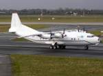 ATMA An-12 UN-11018 auf dem Taxiway zur 23L in DUS / EDDL / Düsseldorf am 25.11.2007
