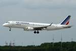 Air France Regional ERJ-190 im Anflug auf die 23L in DUS / EDDL / Dsseldorf am 06.07.2008