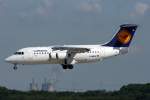 Lufthansa RJ85 D-AVRH im Anflug auf die 23L in DUS / EDDL / Dsseldorf am 13.07.2008