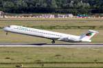 Bulgarian Air Charter LZ-LDS beim Start in Düsseldorf 7.6.2014