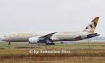 ETIHAD B787-9 A6-BLB on taxiway to runway 05L for its departure to Abu Dhabi.