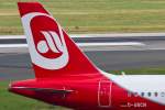 Air Berlin (AB-BER), D-ABCN, Airbus, A 321-211 (Seitenleitwerk/Tail), 27.06.2015, DUS-EDDL, Düsseldorf, Germany