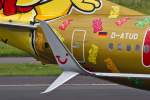 TUIfly (X3-TUI), D-ATUD  Harib Air , Boeing, 737-8K5 sswl (split scimitar winglets), 27.06.2015, DUS-EDDL, Düsseldorf, Germany