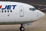 Anadolujet (KT-AJA), TC-SBE, Boeing, 737-8BK wl (Bug/Nose), 27.06.2015, DUS-EDDL, Düsseldorf, Germany