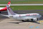 Tunisair (TU-TAR), TS-IOR  Tahar Haddad , Boeing, 737-6H3, 22.08.2015, DUS-EDDL, Düsseldorf, Germany