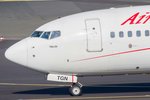 Airzena Georgian Airways (A9-TGZ), 4L-TGN  Tbilisi , Boeing, 737-7BK wl (Bug/Nose), 10.03.2016, DUS-EDDL, Düsseldorf, Germany 
