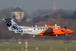 Flight Calibration Service FCS, D-CFME, Hawker-Beechcraft, Super King Air 350, 10.03.2016, DUS-EDDL, Düsseldorf, Germany