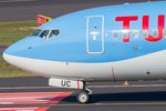 TUIfly (X3-TUI), D-ATUC, Boeing, 737-8K5 sswl (Bug/Nose), 10.03.2016, DUS-EDDL, Düsseldorf, Germany 