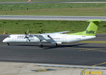 Bombardier DHC-8-402 Q 400, VL-BAI, Air Baltic taxy in DUS - 01.10.2015