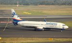 Sun Express Germany , D-ASXC, (c/n 30806),Boeing 737-86N(WL), 01.09.2016, DUS-EDDL, Düsseldorf, Germany (Sticker: on behalf of Eurowings) 