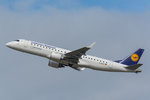 Lufthansa CityLine Embraer ERJ-190LR (ERJ-190-100 LR) D-AECF  Kronberg/Taunus  am 11.09.2016 in Düsseldorf.