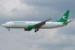 Turkmenistan Airlines Boeing B737-82K(WL) EZ-A017, cn(MSN): 43863,
Frankfurt Rhein-Main International, 21.05.2016.
