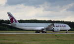 Qatar Airways, A7-ALJ, MSN 0025, Airbus A 350-941,04.06.2017, FRA-EDDF, Frankfurt, Germany 