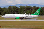 Turkmenistan Airlines, EZ-A016, Boeing 737-82K, 20.Mai 2017, FRA Frankfurt am Main, Germany.